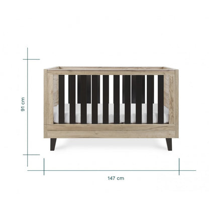 Tutti Bambini – Patut evolutiv 3 in 1 Como Oak & Slate Grey