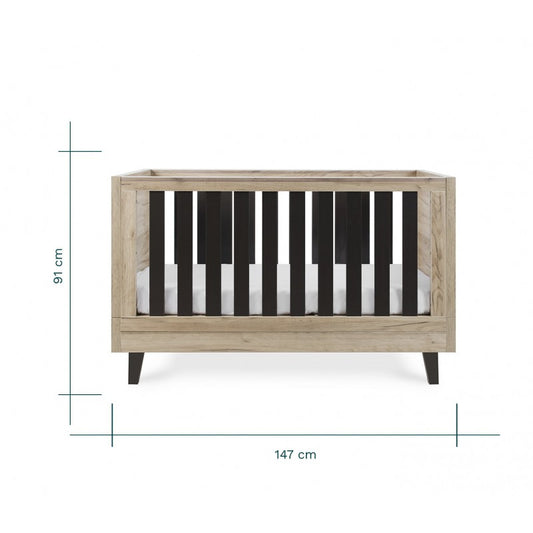 Tutti Bambini – Patut evolutiv 3 in 1 Como Oak & Slate Grey