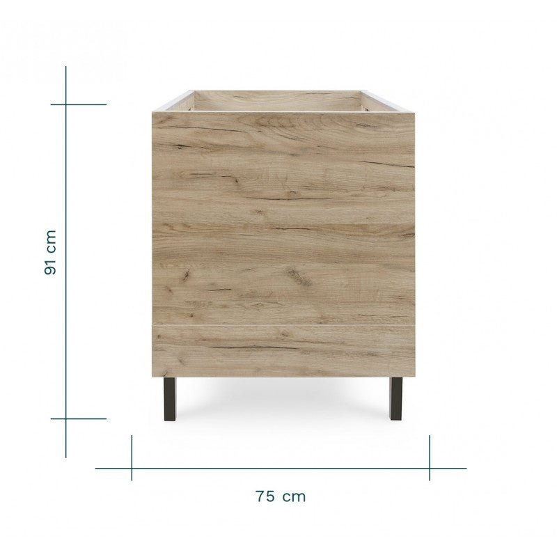 Tutti Bambini – Patut evolutiv 3 in 1 Como Oak & Slate Grey