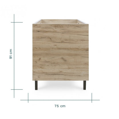 Tutti Bambini – Patut evolutiv 3 in 1 Como Oak & Slate Grey