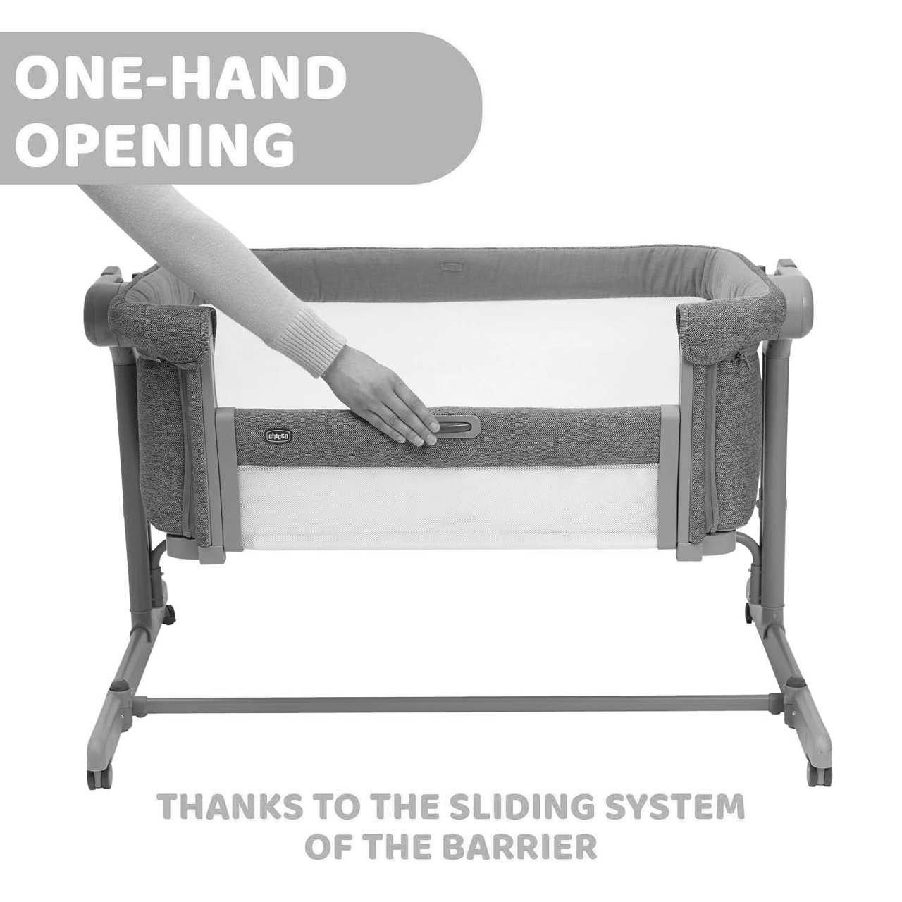 Patut atasabil Chicco Next 2 Me MAGIC Evo, DesertTaupe (Crem), 0 luni+