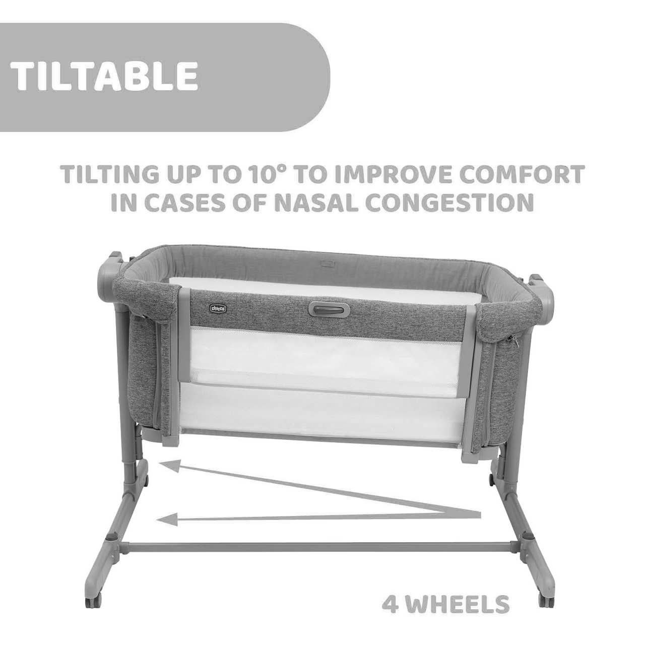 Patut atasabil Chicco Next 2 Me MAGIC Evo, DesertTaupe (Crem), 0 luni+