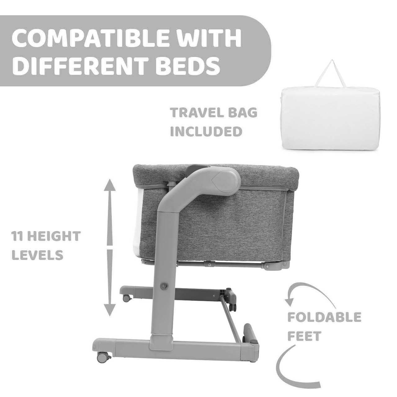 Patut atasabil Chicco Next 2 Me MAGIC Evo, DesertTaupe (Crem), 0 luni+