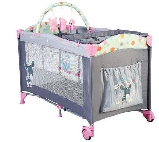 BabyGo - Patut Pliant Sleepwell Pink