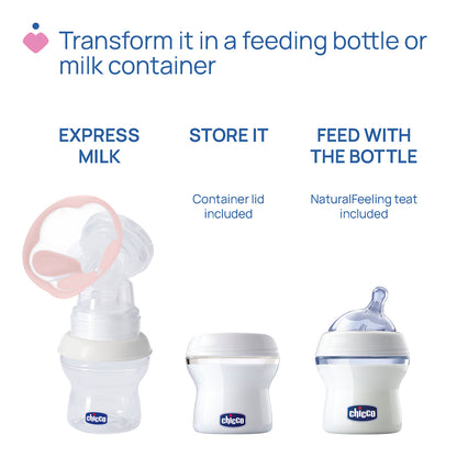 Pompa electrica Chicco stimulatoare pentru extragerea laptelui, 0 luni+