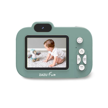 Camera digitala distractiva pentru copii ZAZU Verde