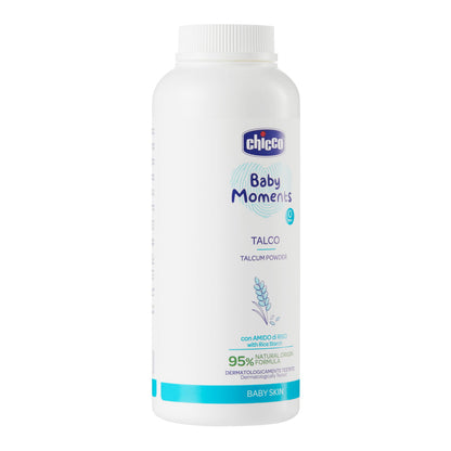 Pudra de talc Chicco Baby Moments, 150g, 0luni+