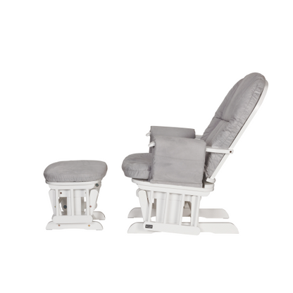 Tutti Bambini - Fotoliu reglabil alaptare, cu suport pentru picioare Gri