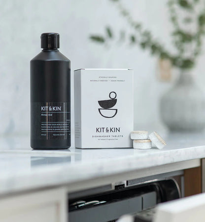 Solutie de clatire eco pentru masina de spalat vase, 500 ml, Kit&Kin