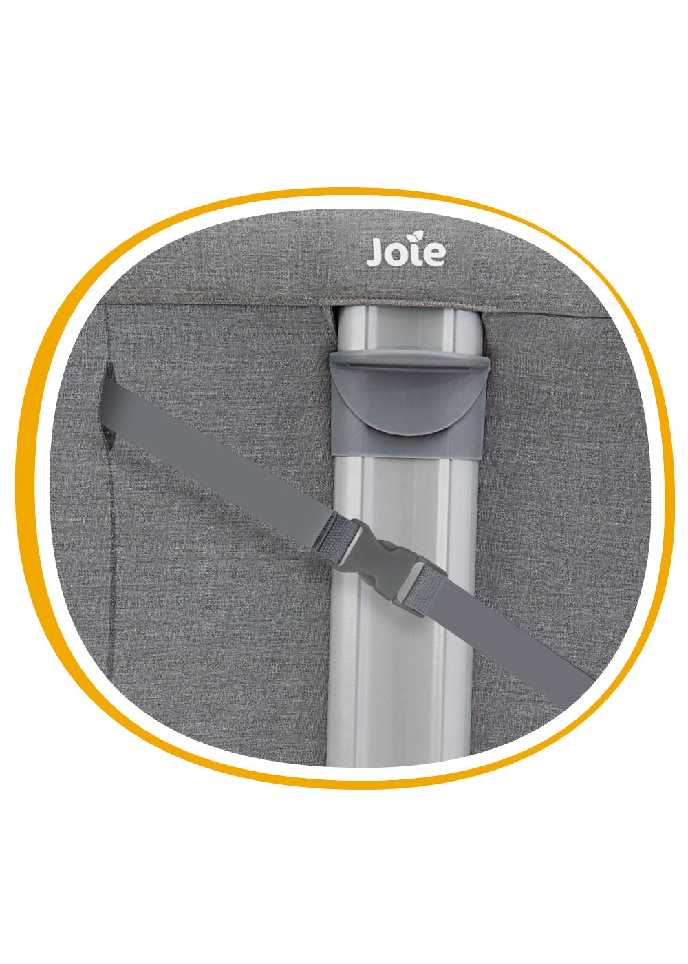Joie - Patut Pliant 2 in 1 Roomie Gray Flannel
