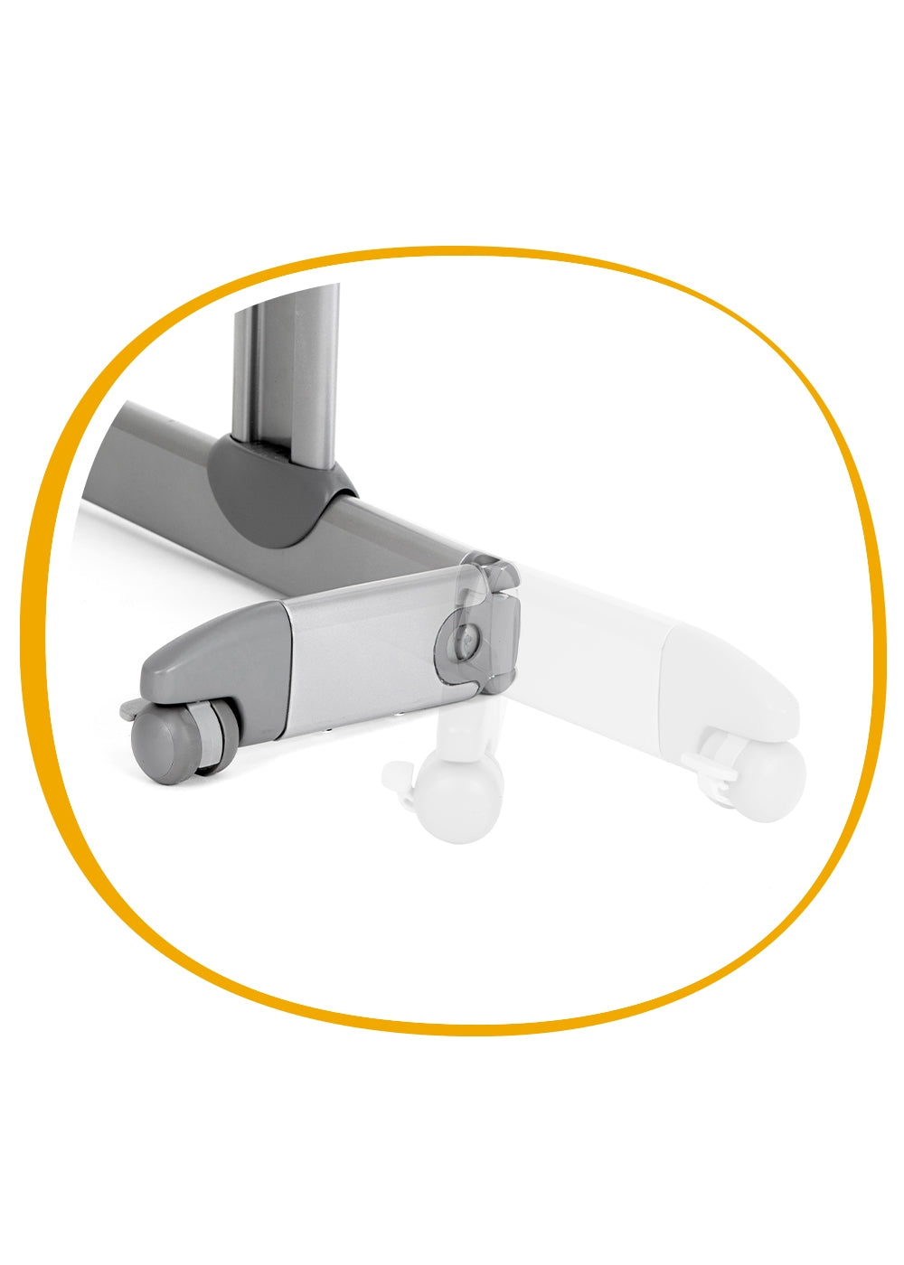 Joie - Patut Pliant 2 in 1 Roomie Gray Flannel