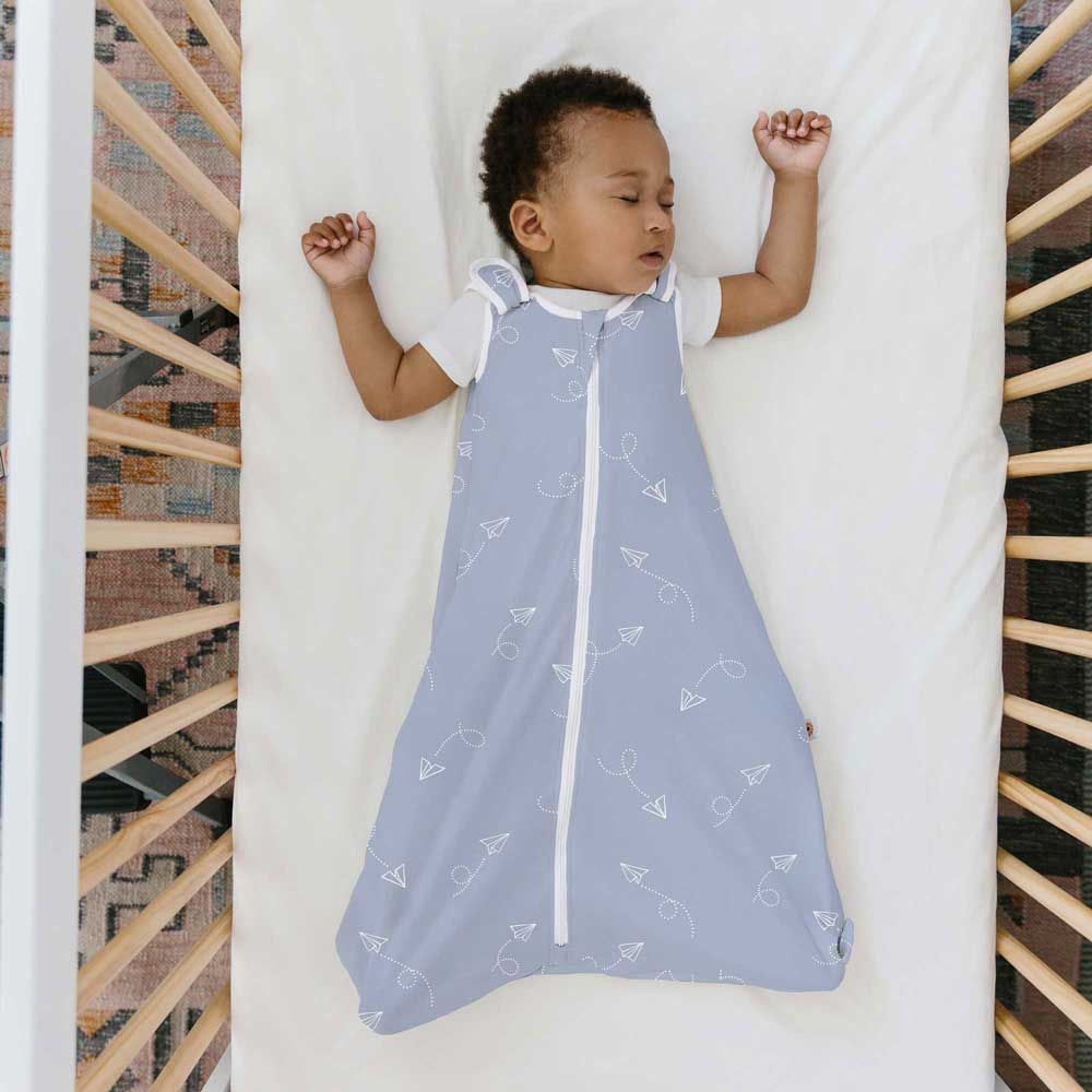 Sac de Dormit Ergobaby Clasic Paper Planes 0 - 6 luni 1 Tog Ergobaby SLBSMPLN1