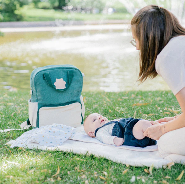 Badabulle - Geanta scutece tip Ghiozdan Safari