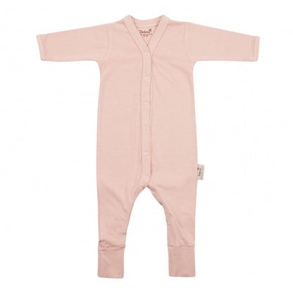 Salopeta de Corp cu Maneca Lunga, din Bambus Misty Rose 86-92 Timboo TM-BLS86-531