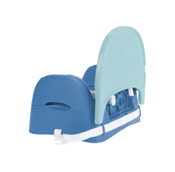 Badabulle- Booster pliabil Nomad Albastru cu Pisicuta