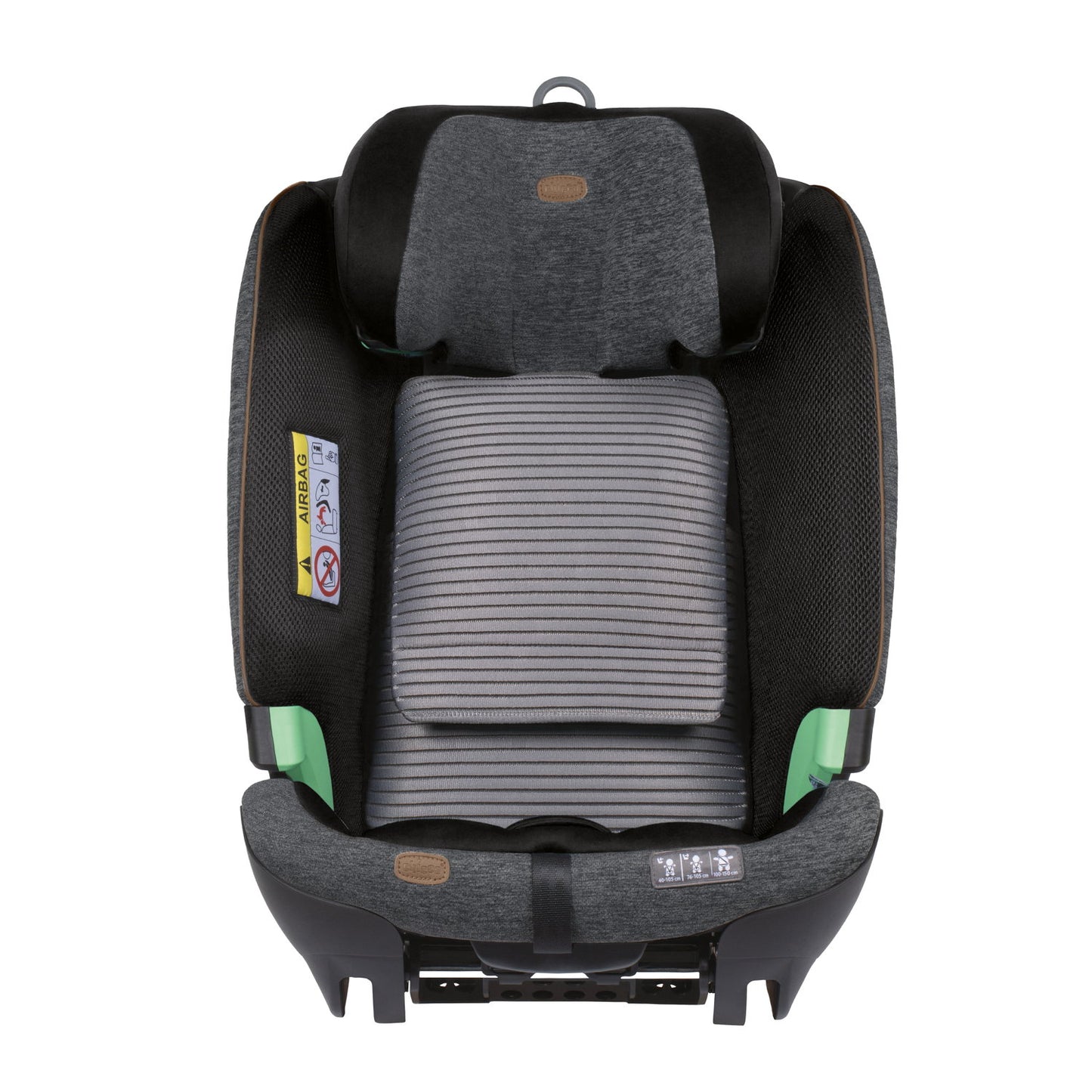 Scaun auto Chicco Bi-Seat i-Size Air fara baza Isofix, BlackMel, 61-150 cm, 4luni-12ani