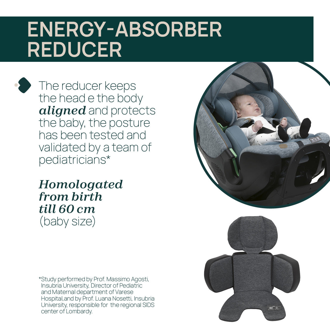 Scaun auto Chicco Bi-Seat i-Size Air cu baza Isofix, Graphite (gri), 40-150 cm (de la nastere pana la 12 ani)