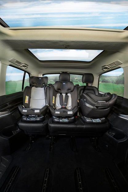 Scaun auto rotativ Chicco Unico EVO i-Size, BlackAir (Negru), de la nastere pana la 12 ani (40-150 cm)