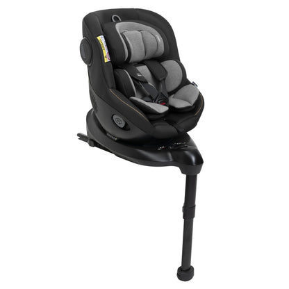 Scaun auto rotativ cu baza isofix Chicco Seat 105 i-Size, Posh Black, 40-105cm, de la nastere pana la 4 ani