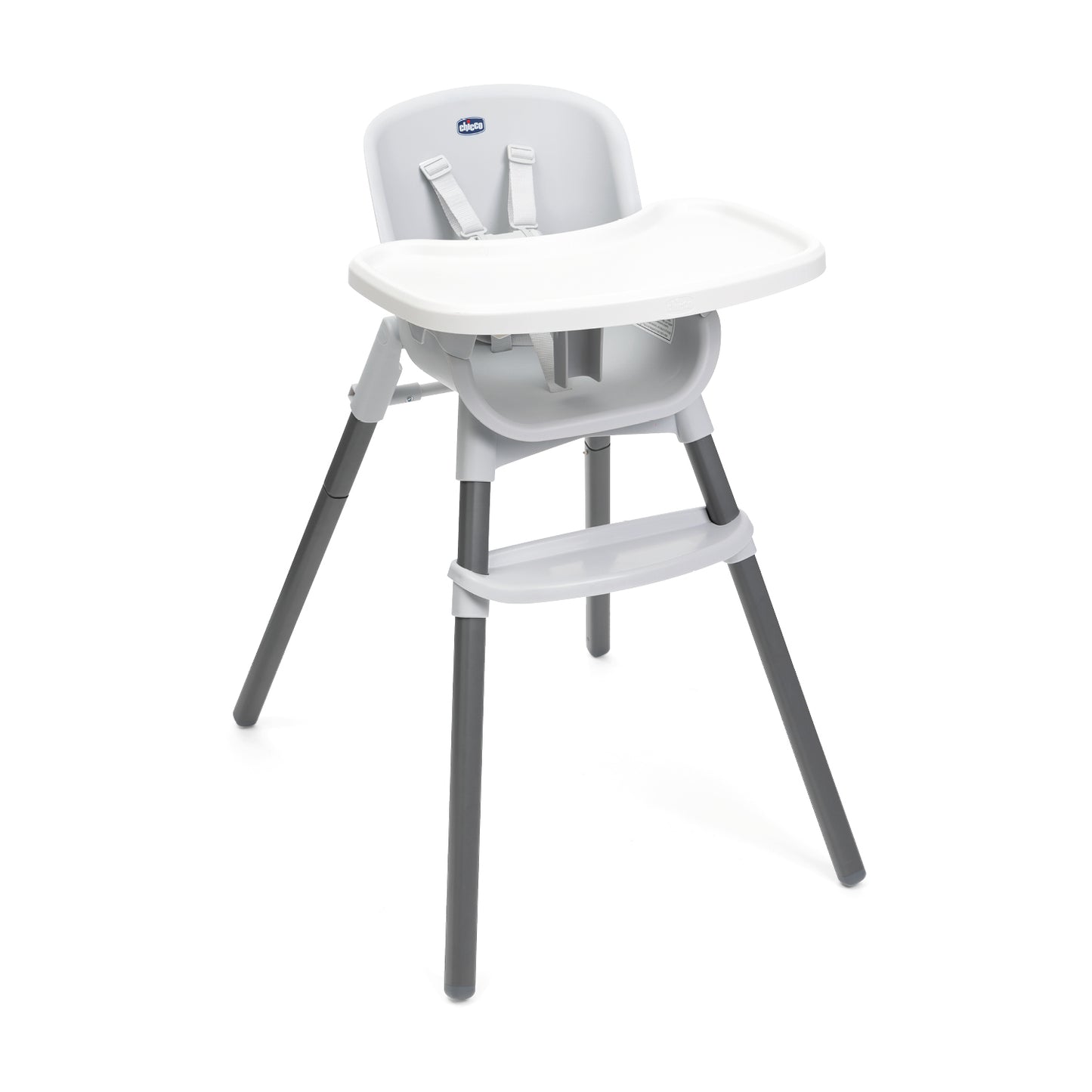Scaun de masa Chicco evolutiv 3 in 1 Polly Zest, Moon Grey (Gri), 6luni+
