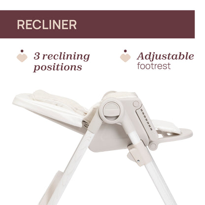 Scaun de masa Chicco Polly Armonia MotherPearl, 0luni+