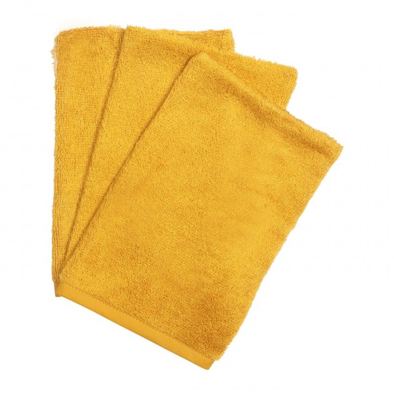 Set 3 manusi pentru baie, din bambus Ocru 33589 TM-WAS30-528