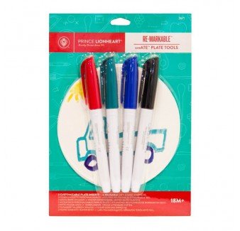 Set 4 Markere + 3 Discuri Laminate pentru Castron Creativ Prince Lionheart