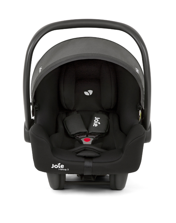 Joie - Scoica auto i-Snug 2 cu tetiera reglabila, 40-75 cm, Shale, testata ADAC si certificata R129