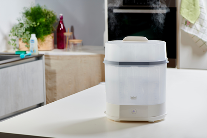 Sterilizator electric cu aburi Chicco 3 in 1 Steril Natural, 0luni+