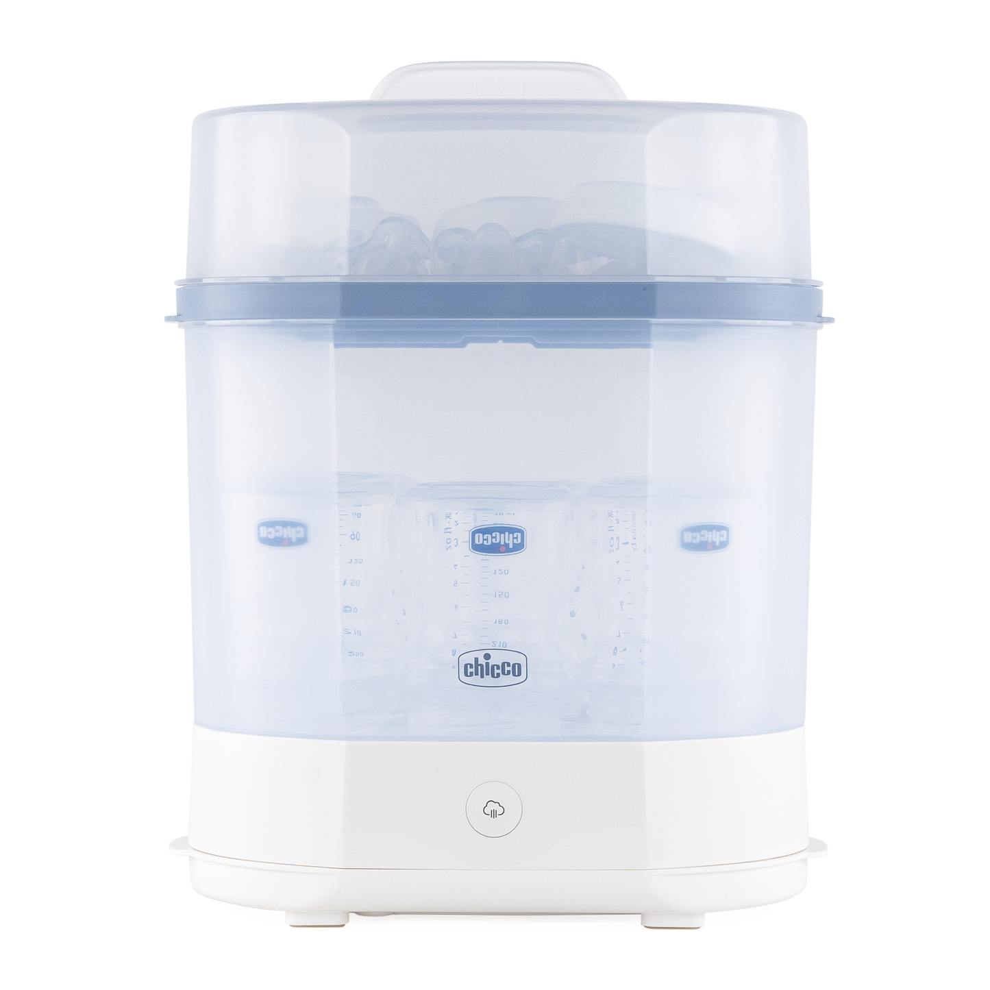 Sterilizator electric cu aburi Chicco 3 in 1 Steril Natural, 0luni+