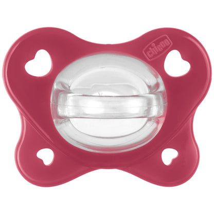 Suzeta anatomica Chicco PhysioForma DualSoft, 2buc, roz, 16-36luni