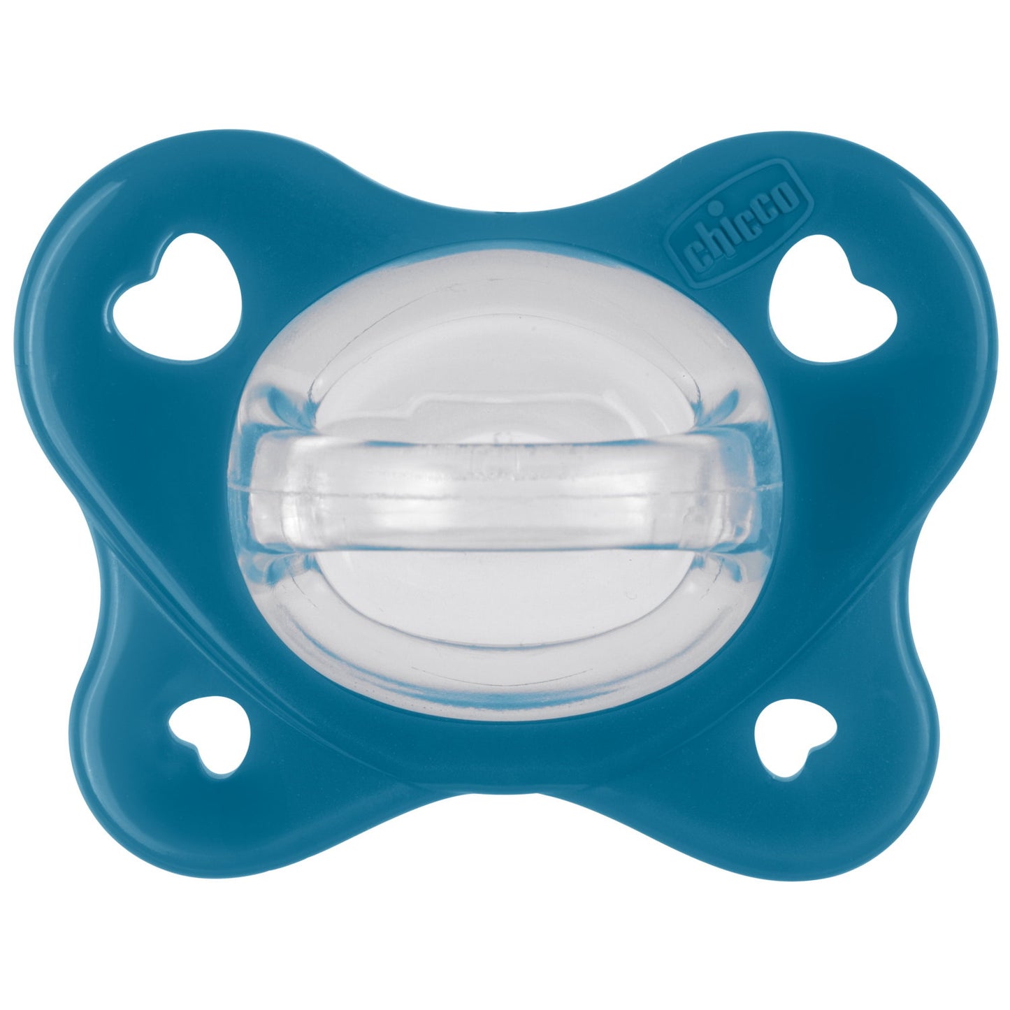 Suzeta anatomica Chicco PhysioForma DualSoft, 2buc, bleu, 16-36luni