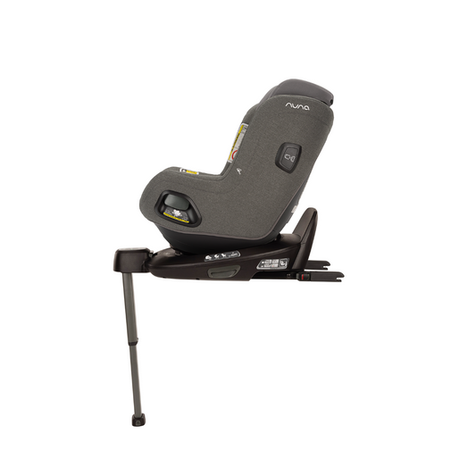 Nuna - Set Scaun auto rotativ i-Size TODL next Thunder, 40-105 cm + Baza isofix BASE next i-Size pentru TODL next, testat ADAC