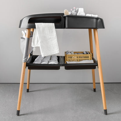 BabyGo - Masuta de schimbat si infasat Change Me, Black