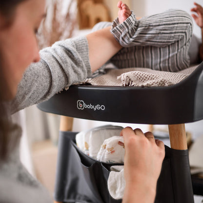 BabyGo - Masuta de schimbat si infasat Change Me, Black