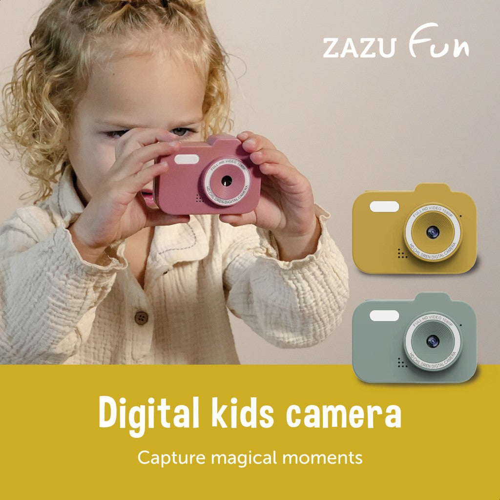 Camera digitala distractiva pentru copii ZAZU Roz