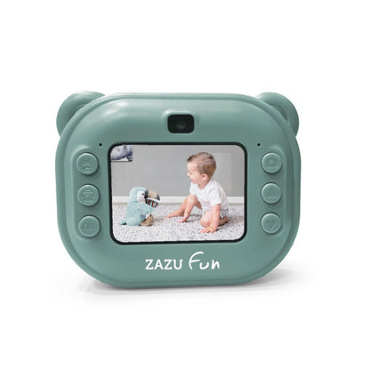 Aparat foto digital pentru copii ZAZU fun Instant Print Verde